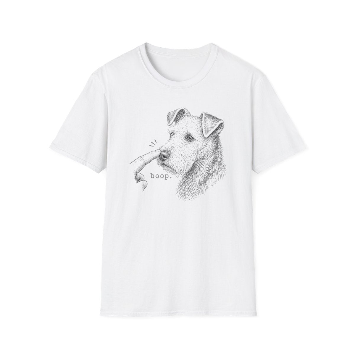 Boop Irish Terrier Tee - White