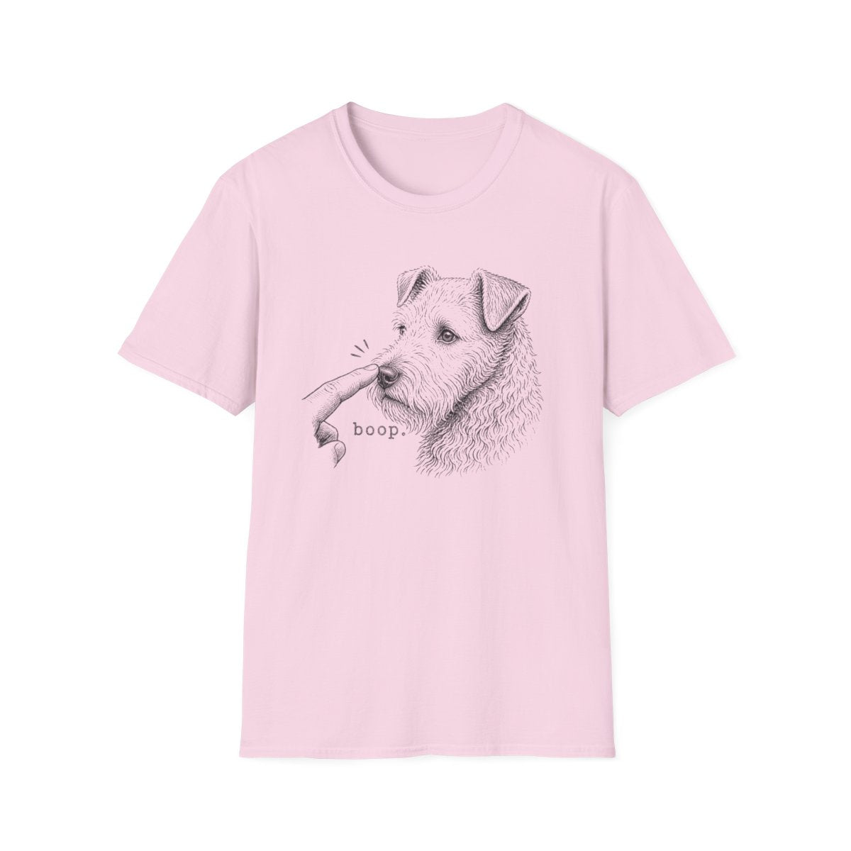 Boop Lakeland Terrier Tee - Light Pink