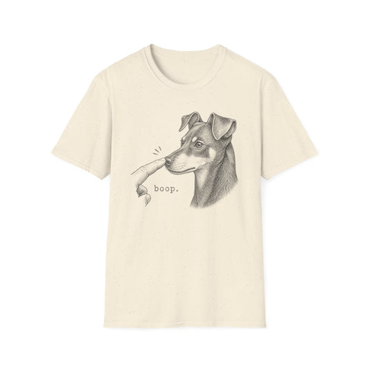 Boop Manchester Terrier Tee - Natural