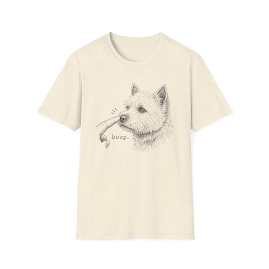Boop Norwich Terrier Tee - Natural