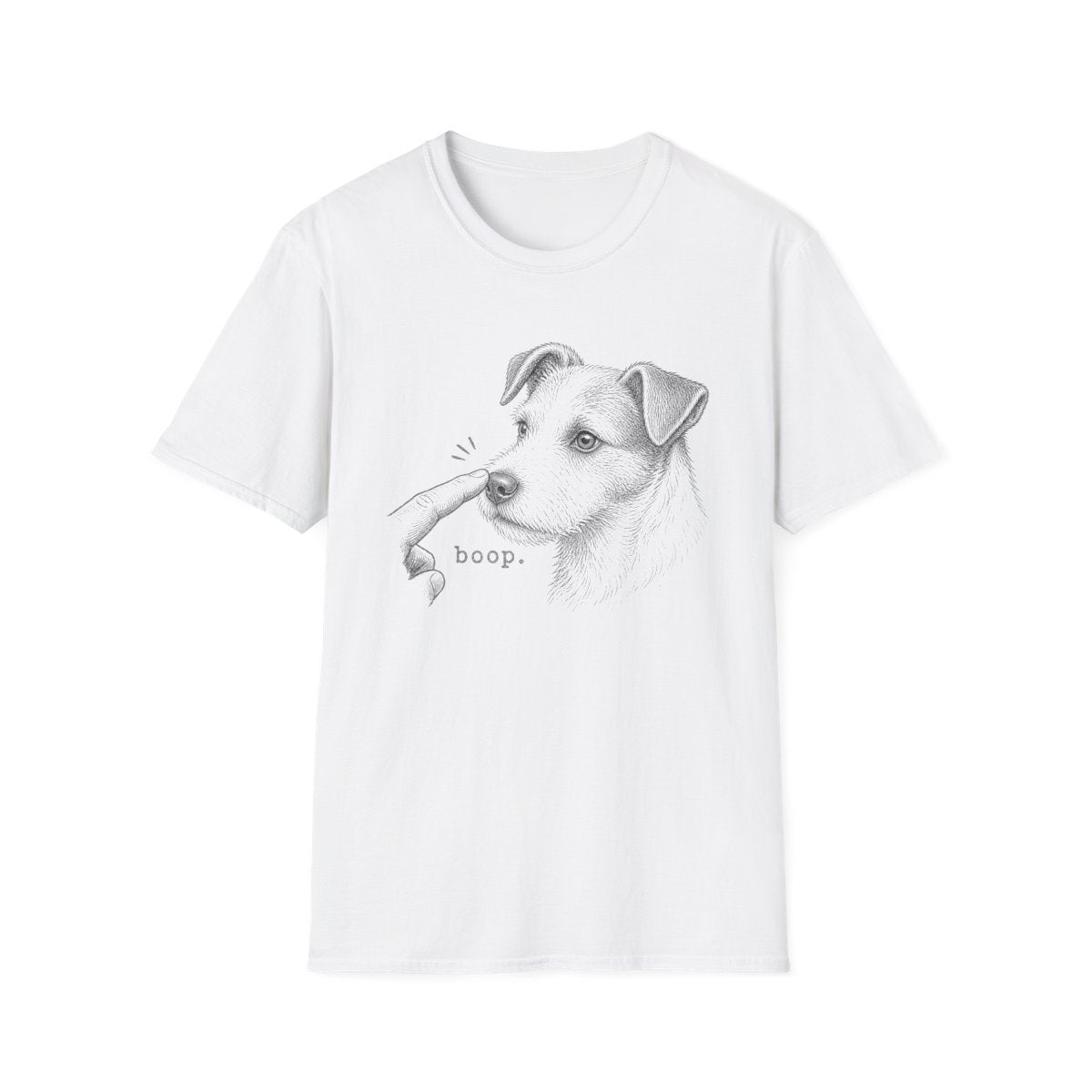 Boop Parson Russell Terrier Tee - White