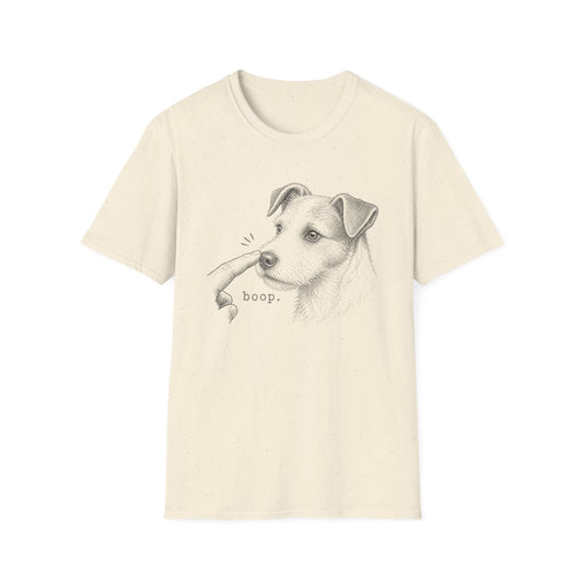Boop Parson Russell Terrier Tee - Natural