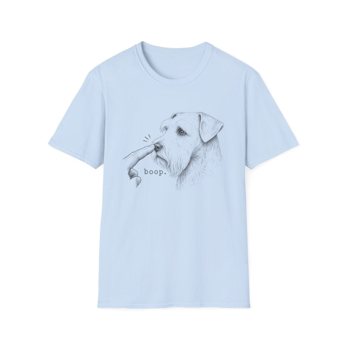 Boop Sealyham Terrier Tee - Light Blue