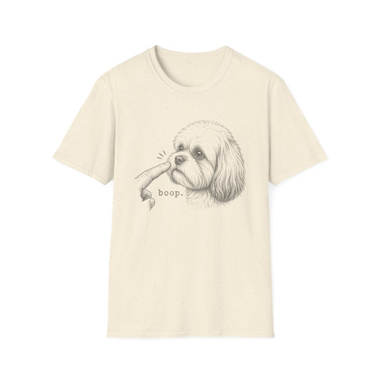 Boop Shih Tzu Tee - Natural