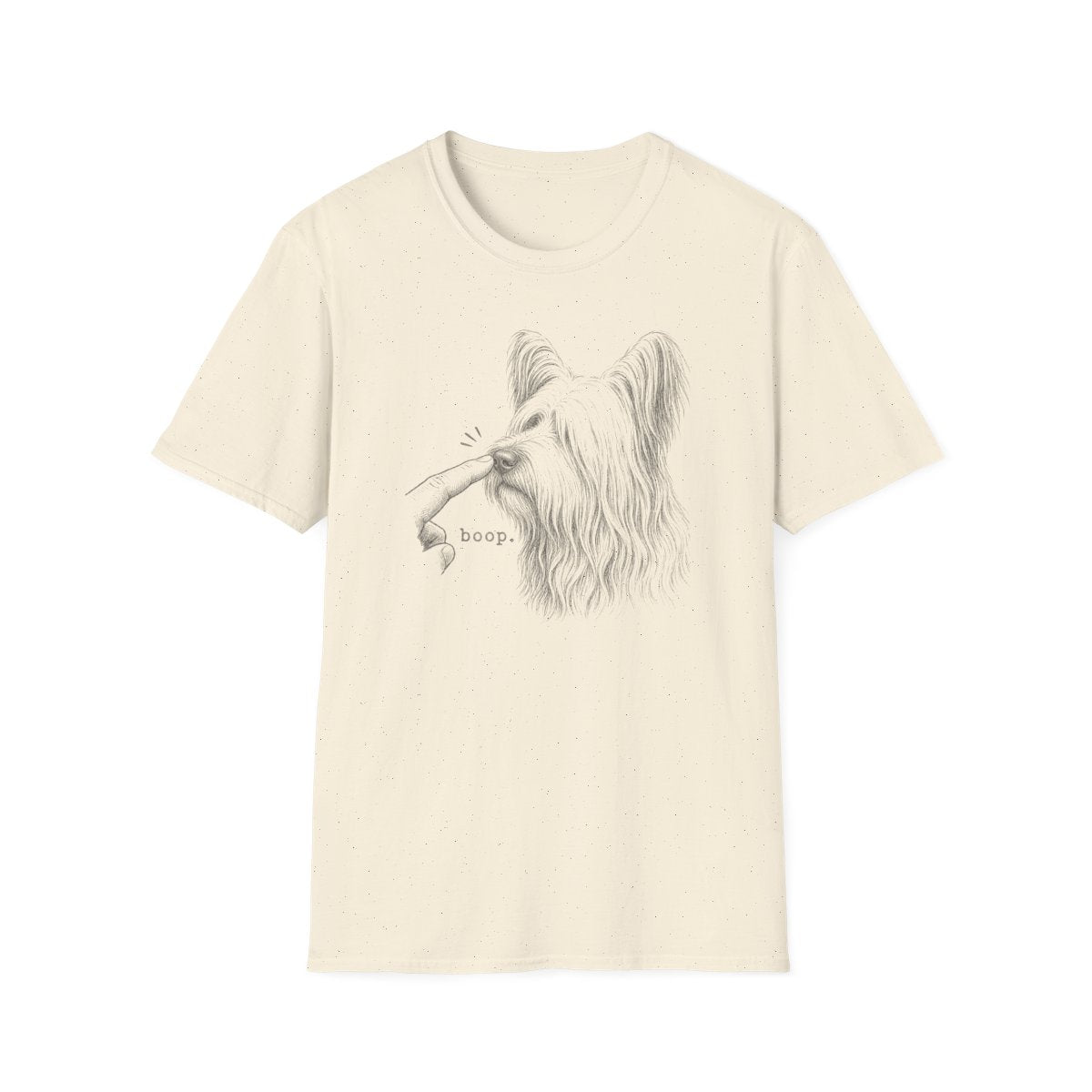Boop Skye Terrier Tee - Natural
