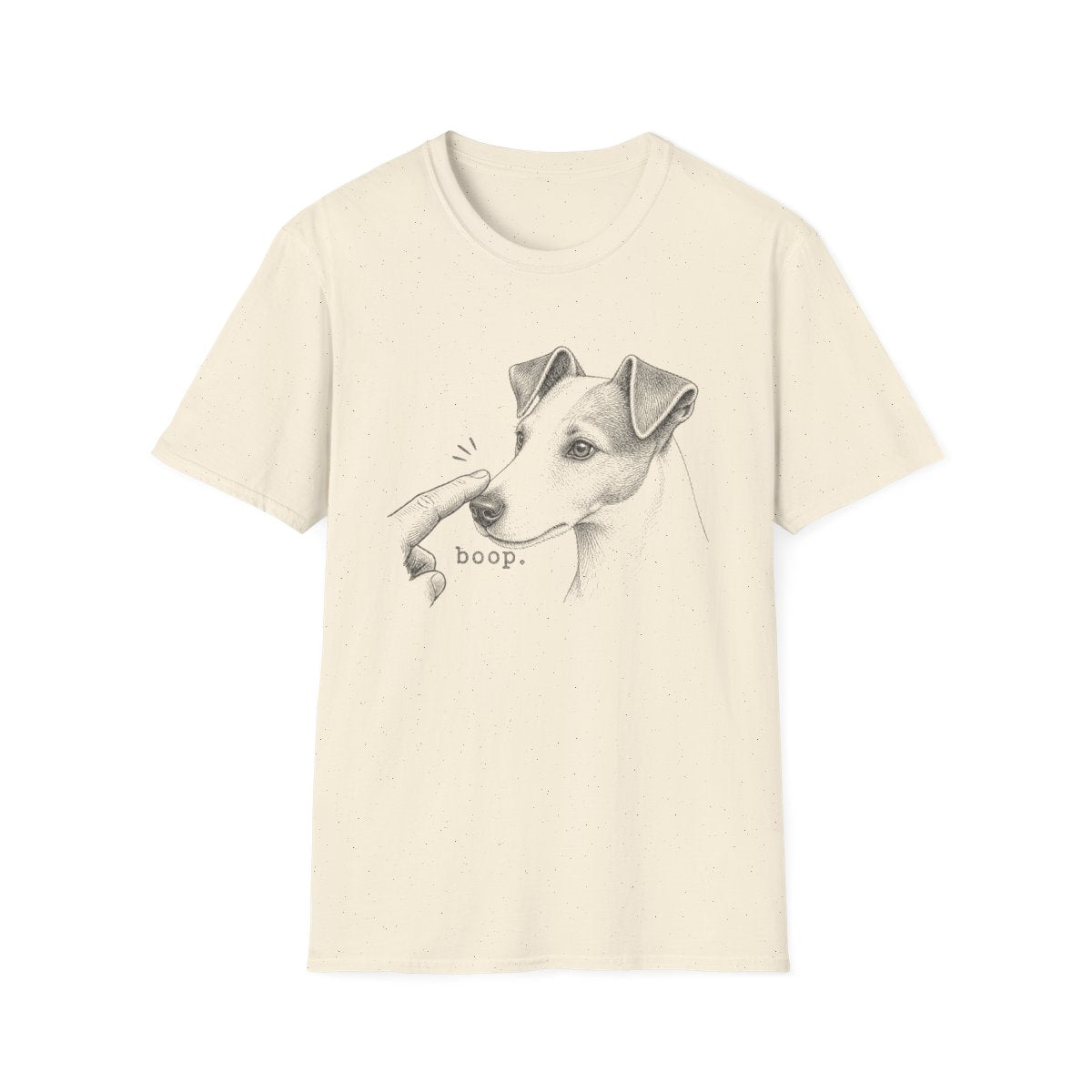Boop Smooth Fox Terrier Tee - Natural