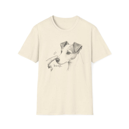 Boop Smooth Fox Terrier Tee - Natural