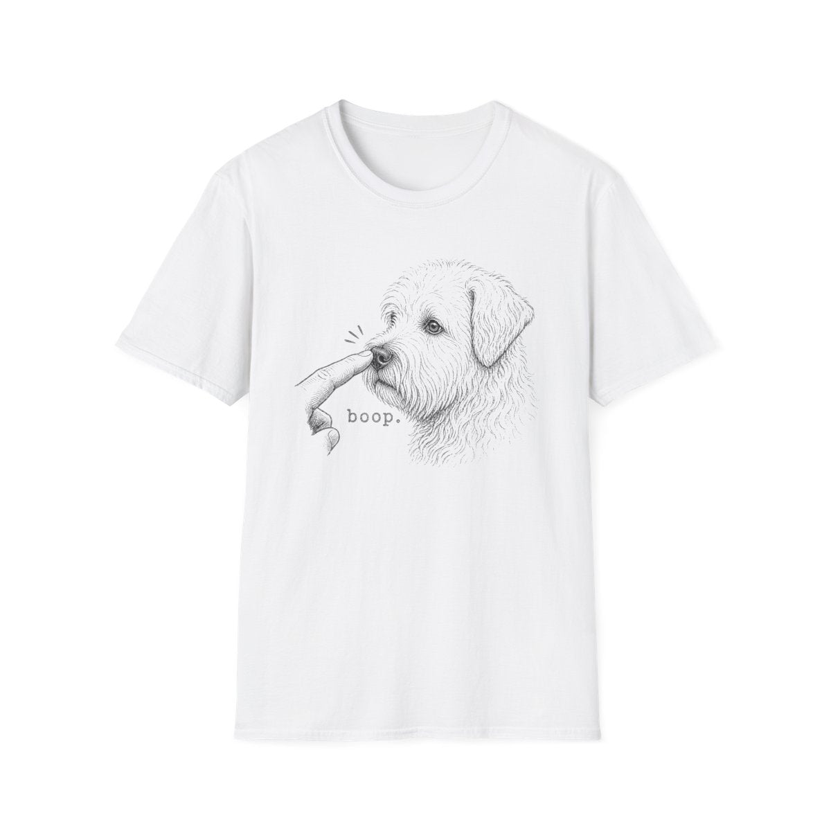 Boop Soft Coated Wheaten Terrier Tee - White