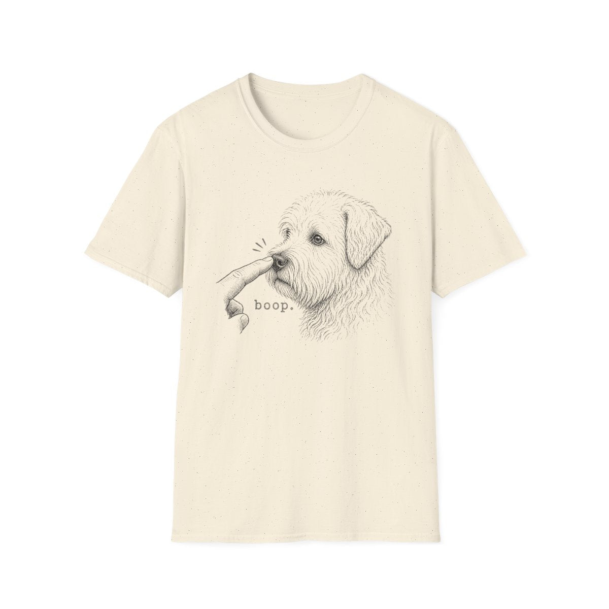 Boop Soft Coated Wheaten Terrier Tee - Natural