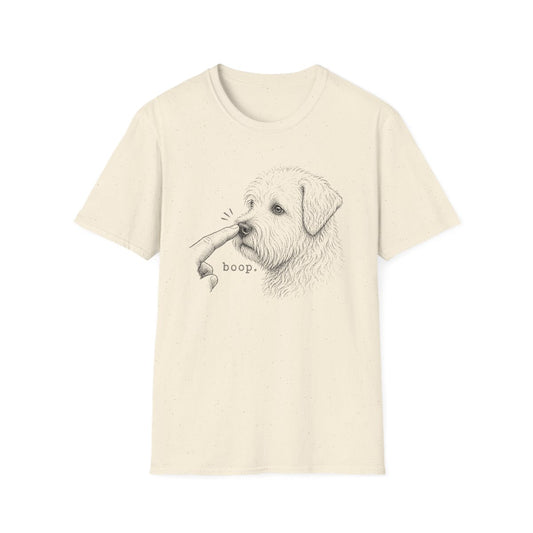 Boop Soft Coated Wheaten Terrier Tee - Natural