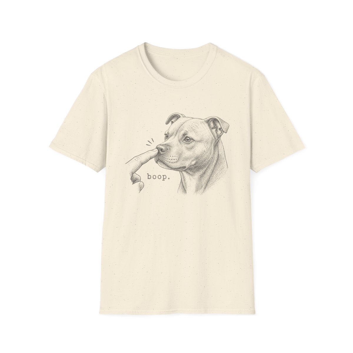 Boop Staffordshire Bull Terrier Tee - Natural