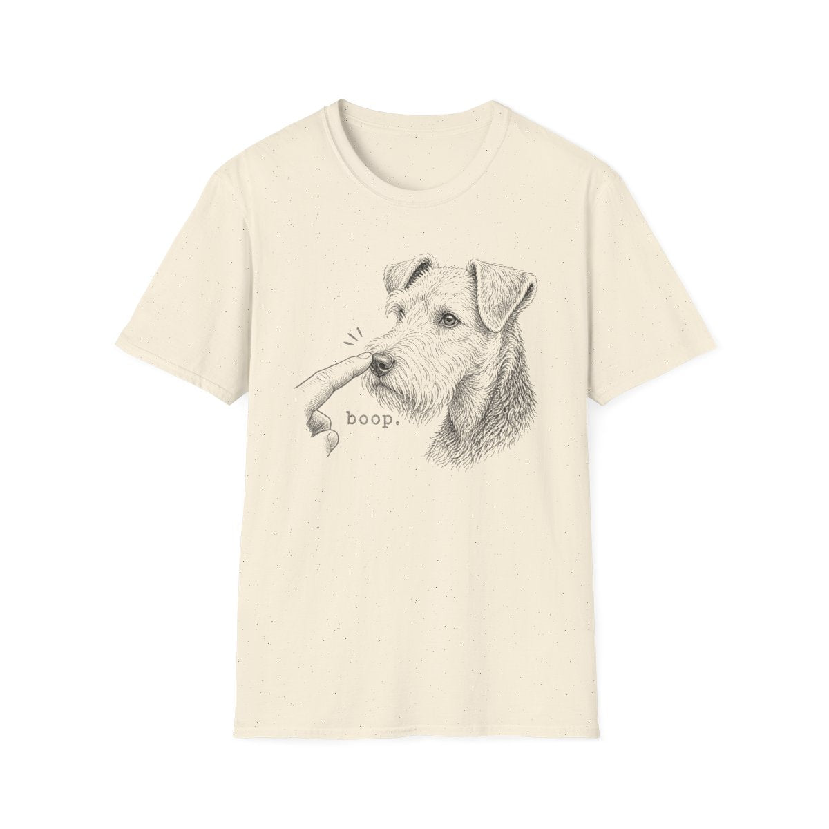 Boop Welsh Terrier Tee - Natural