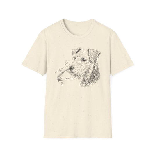 Boop Welsh Terrier Tee - Natural