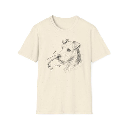 Boop Wire Fox Terrier Tee - Natural