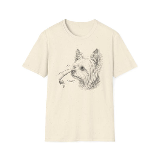 Boop Yorkshire Terrier Tee - Natural