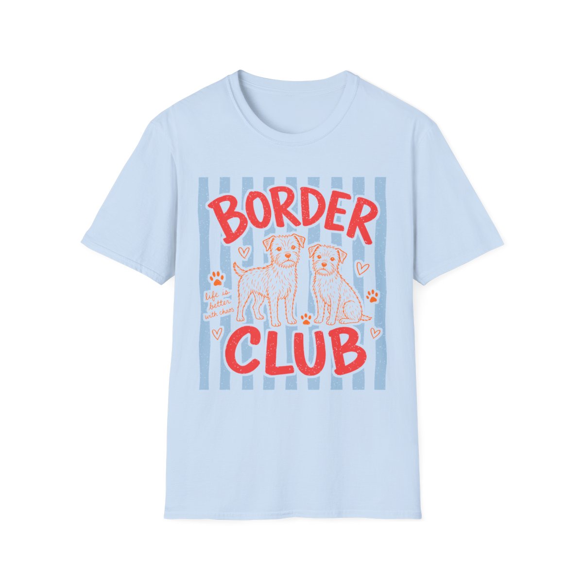 Border Club Tee - Light Blue