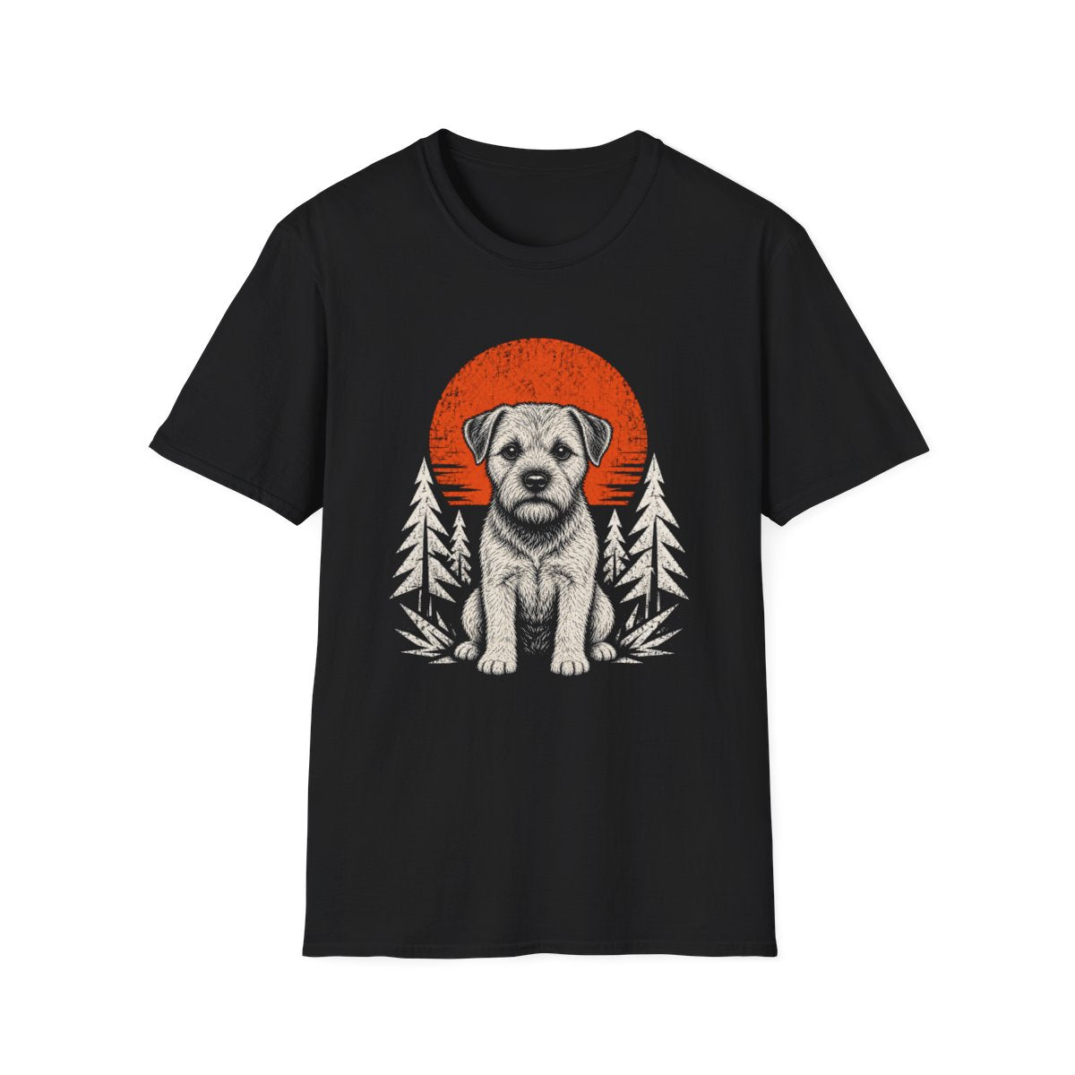 Border Terrier Adventure Club Tee - Black