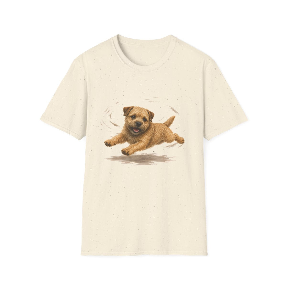 Border Terrier Certified Zoomies Champion Tee - Natural
