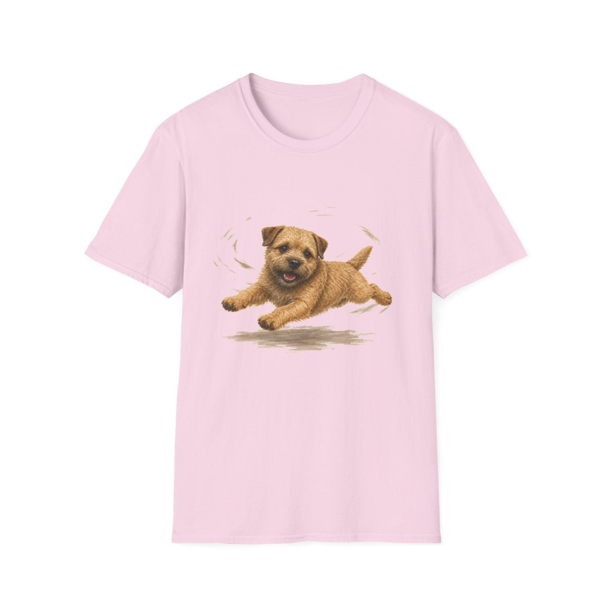 Border Terrier Certified Zoomies Champion Tee - Light Pink