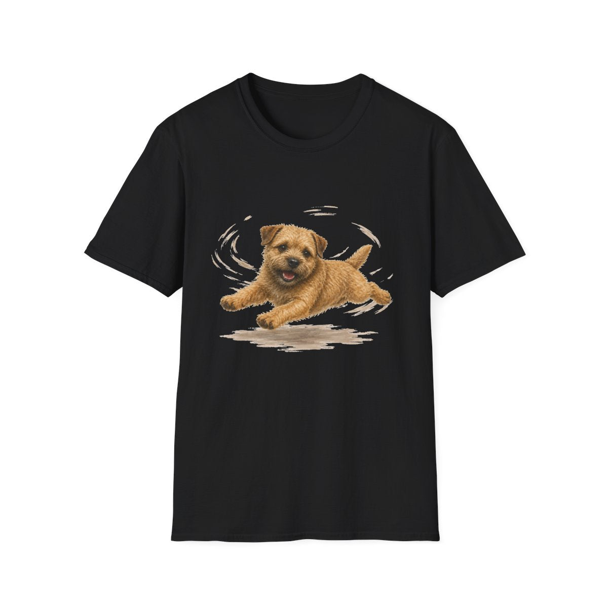 Border Terrier Certified Zoomies Champion Tee - Black