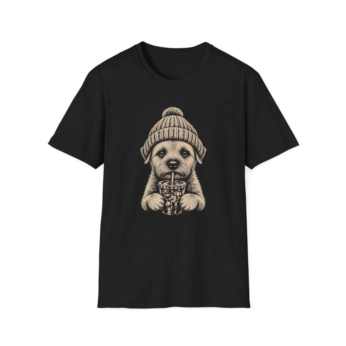 Border Terrier Cold Brew Tee - Black