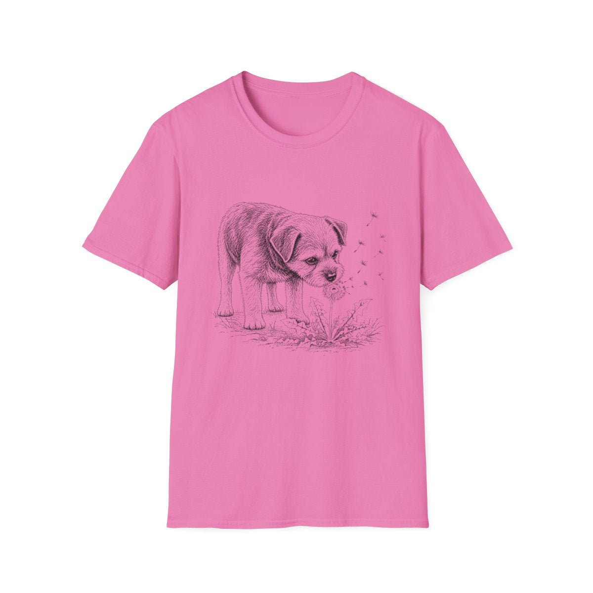Border Terrier Make A Wish Tee - Azalea