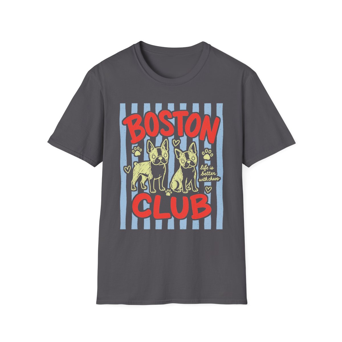 Boston Club Tee - Charcoal