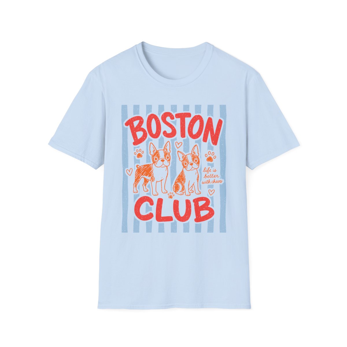 Boston Club Tee - Light Blue