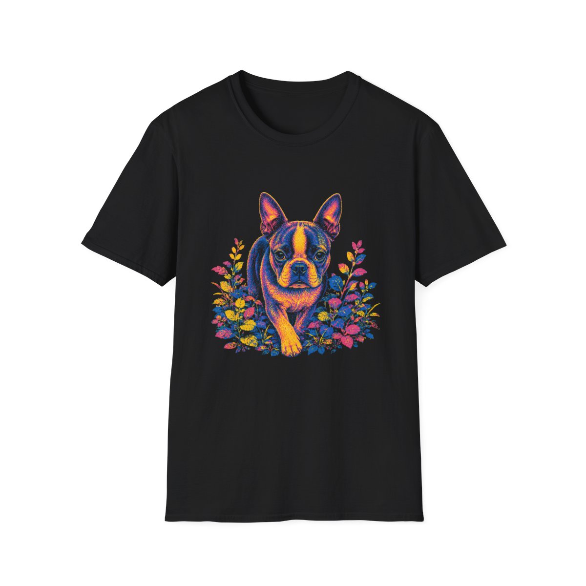 Boston Terrier Bold Spirit Tee - Black