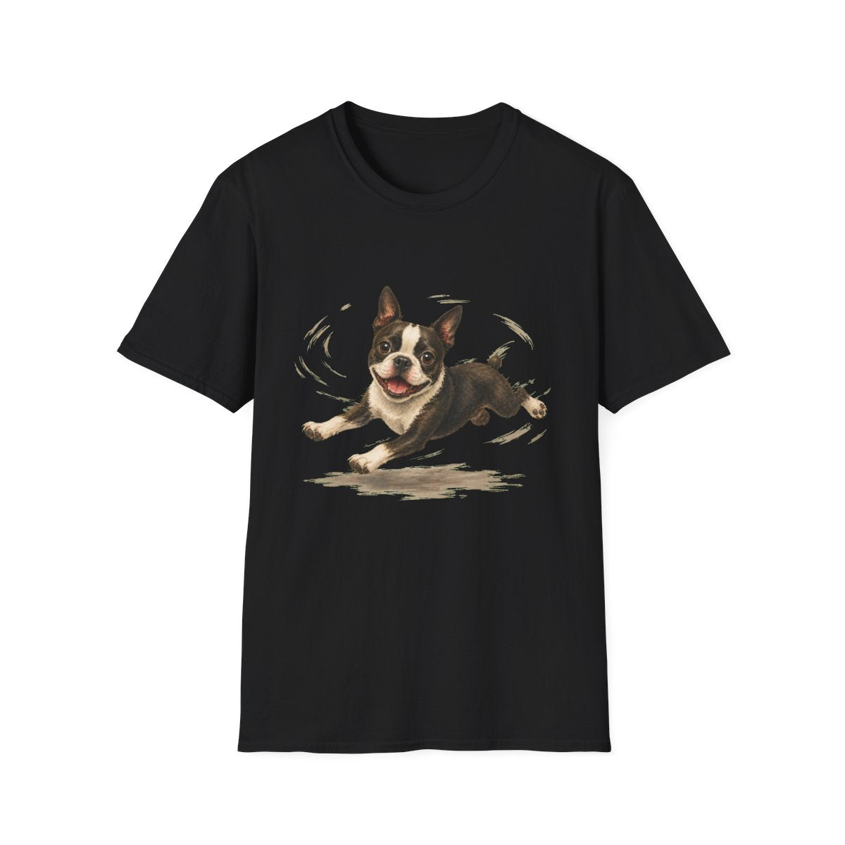 Boston Terrier Certified Zoomies Champion Tee - Black
