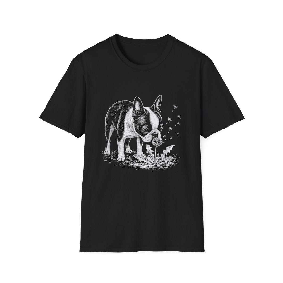 Boston Terrier Make A Wish Tee - Black