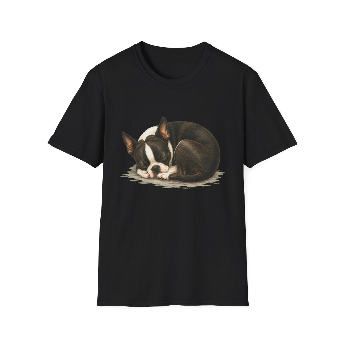 Boston Terrier Rest At Last Tee - Black