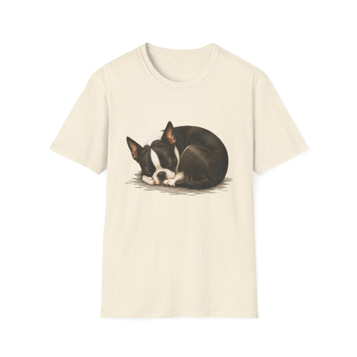 Boston Terrier Rest At Last Tee - Natural