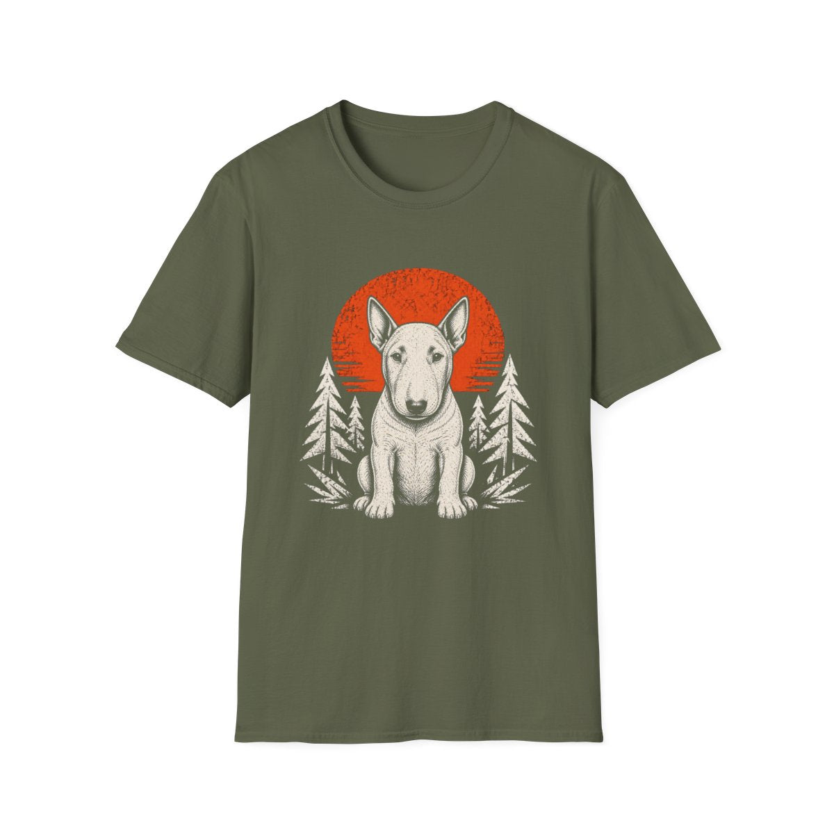 Bull Terrier Adventure Club Tee - Military Green