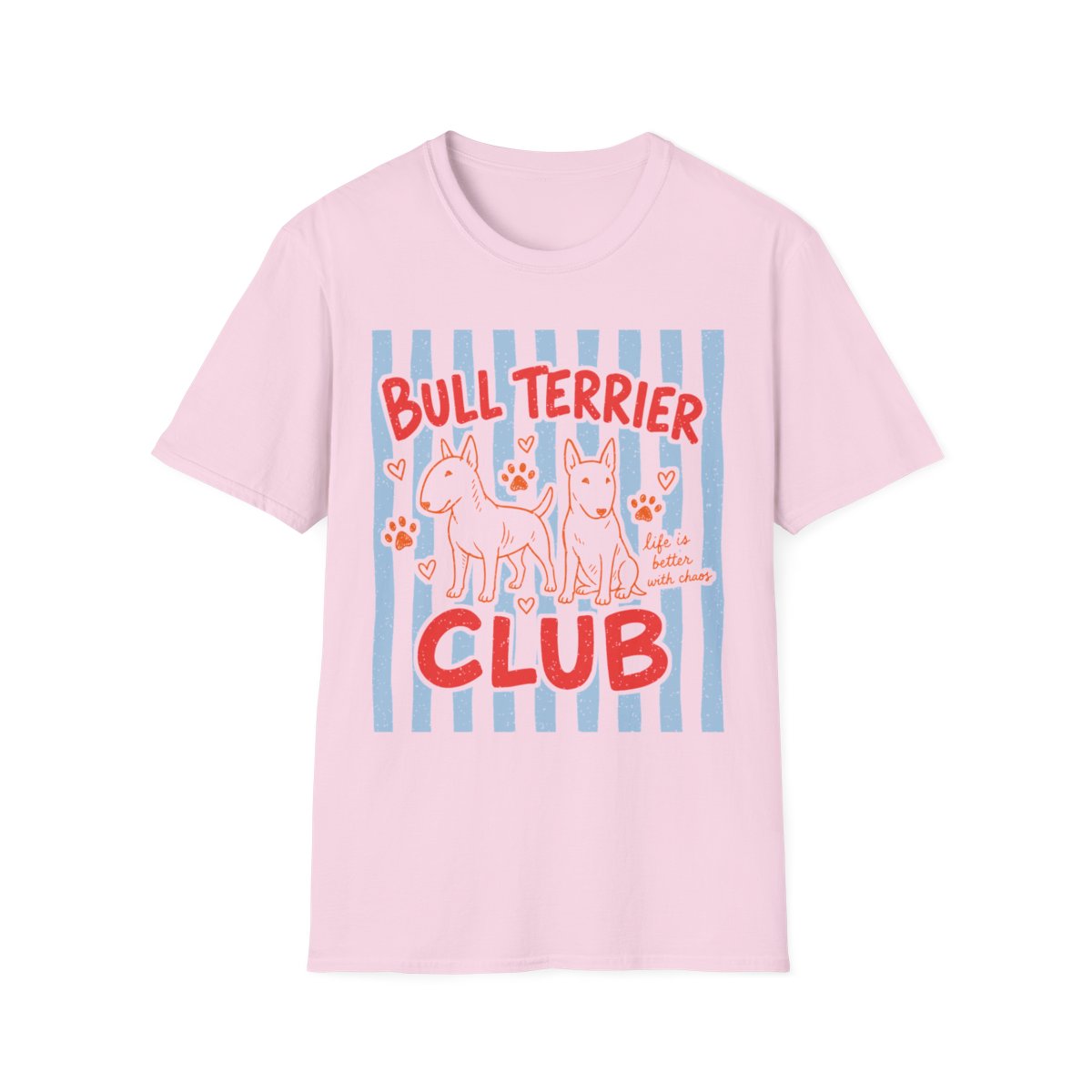 Bull Terrier Club Tee - Light Pink