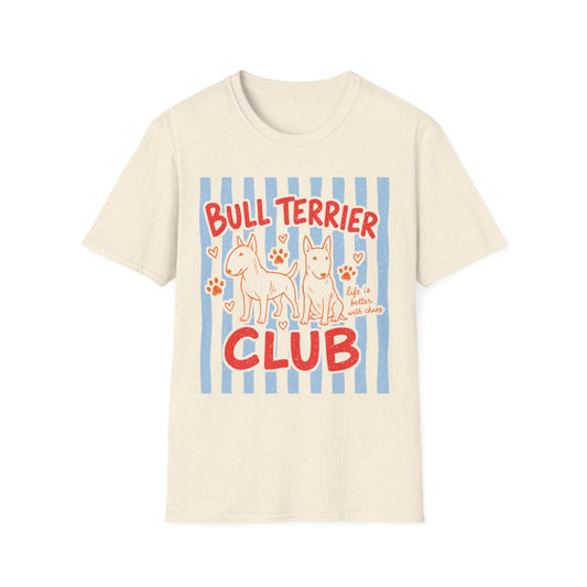 Bull Terrier Club Tee - Natural
