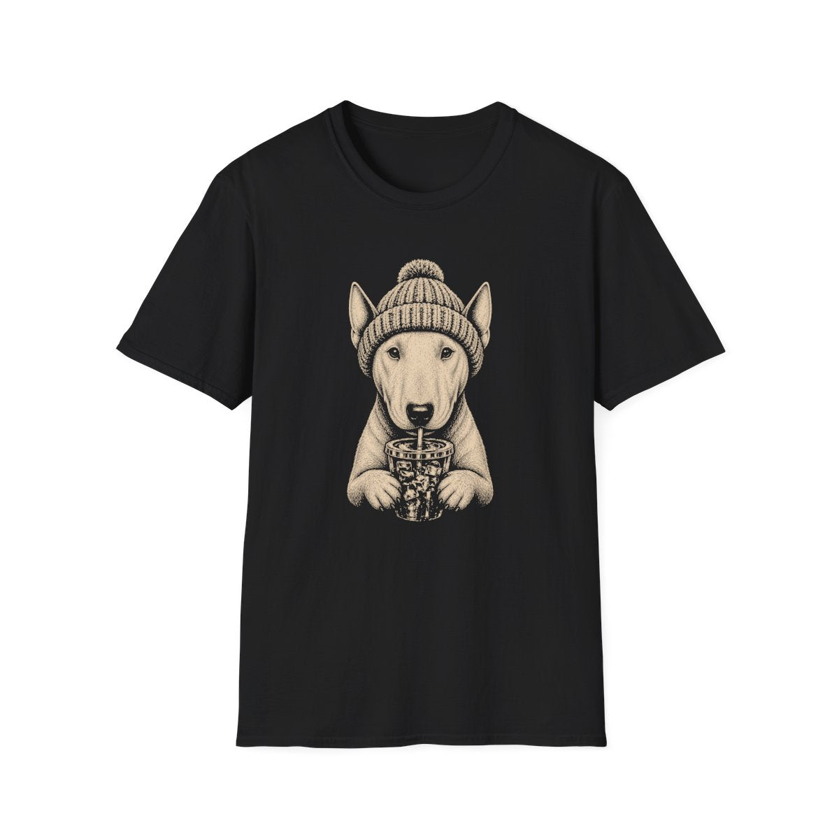 Bull Terrier Cold Brew Tee - Black