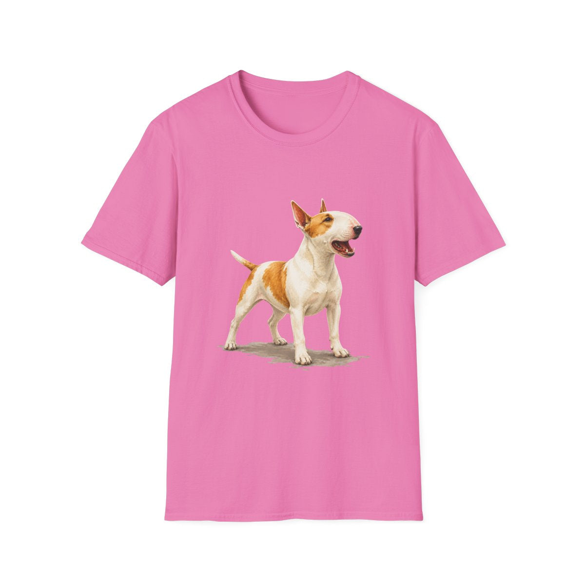 Bull Terrier Head Of Security Tee - Azalea