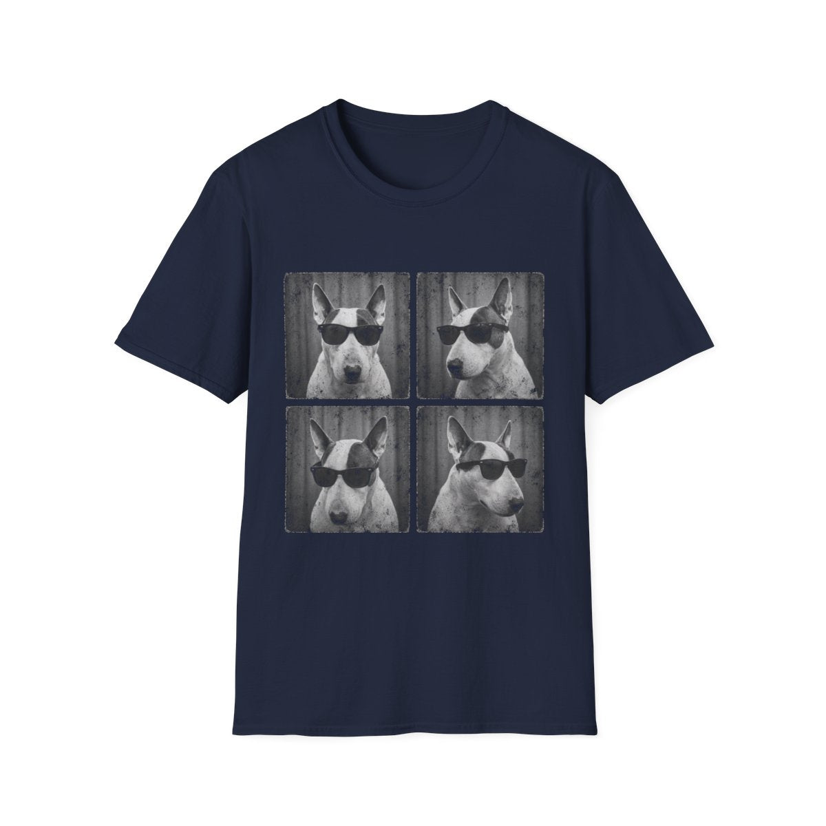 Bull Terrier Photo Booth Tee - Navy