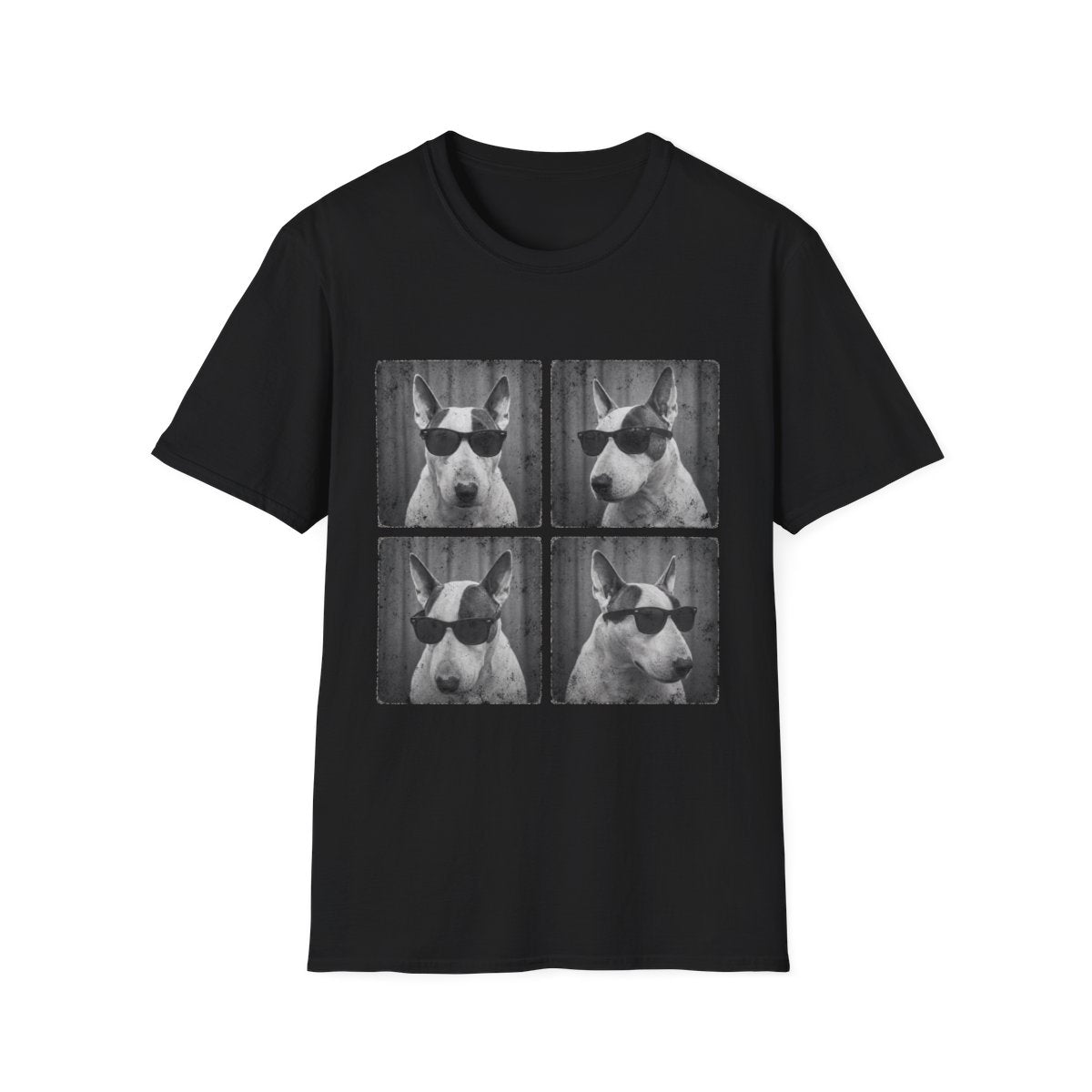 Bull Terrier Photo Booth Tee - Black