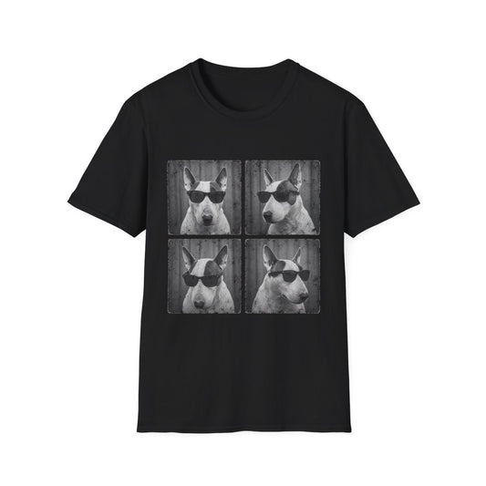 Bull Terrier Photo Booth Tee - Black