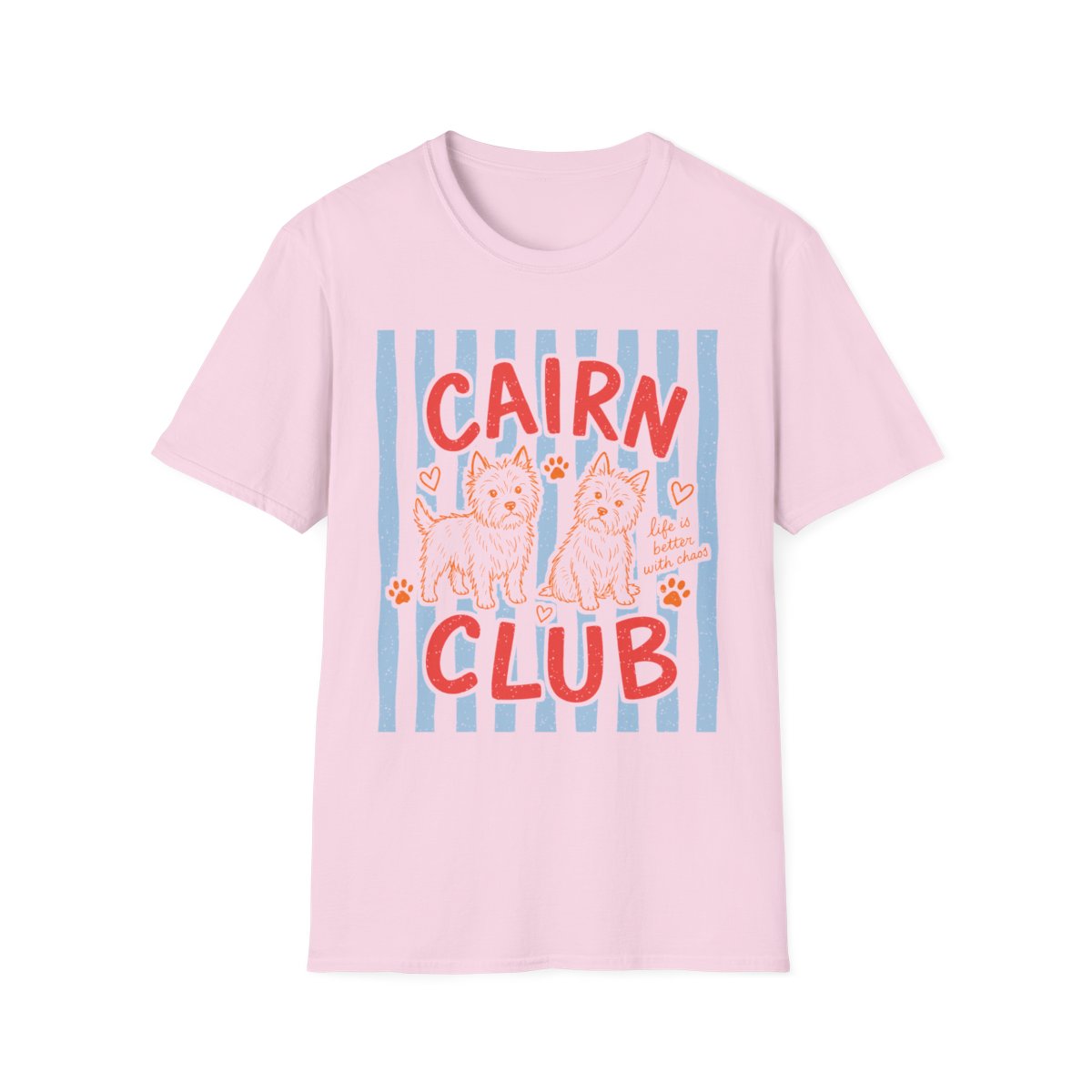 Cairn Club Tee - Light Pink