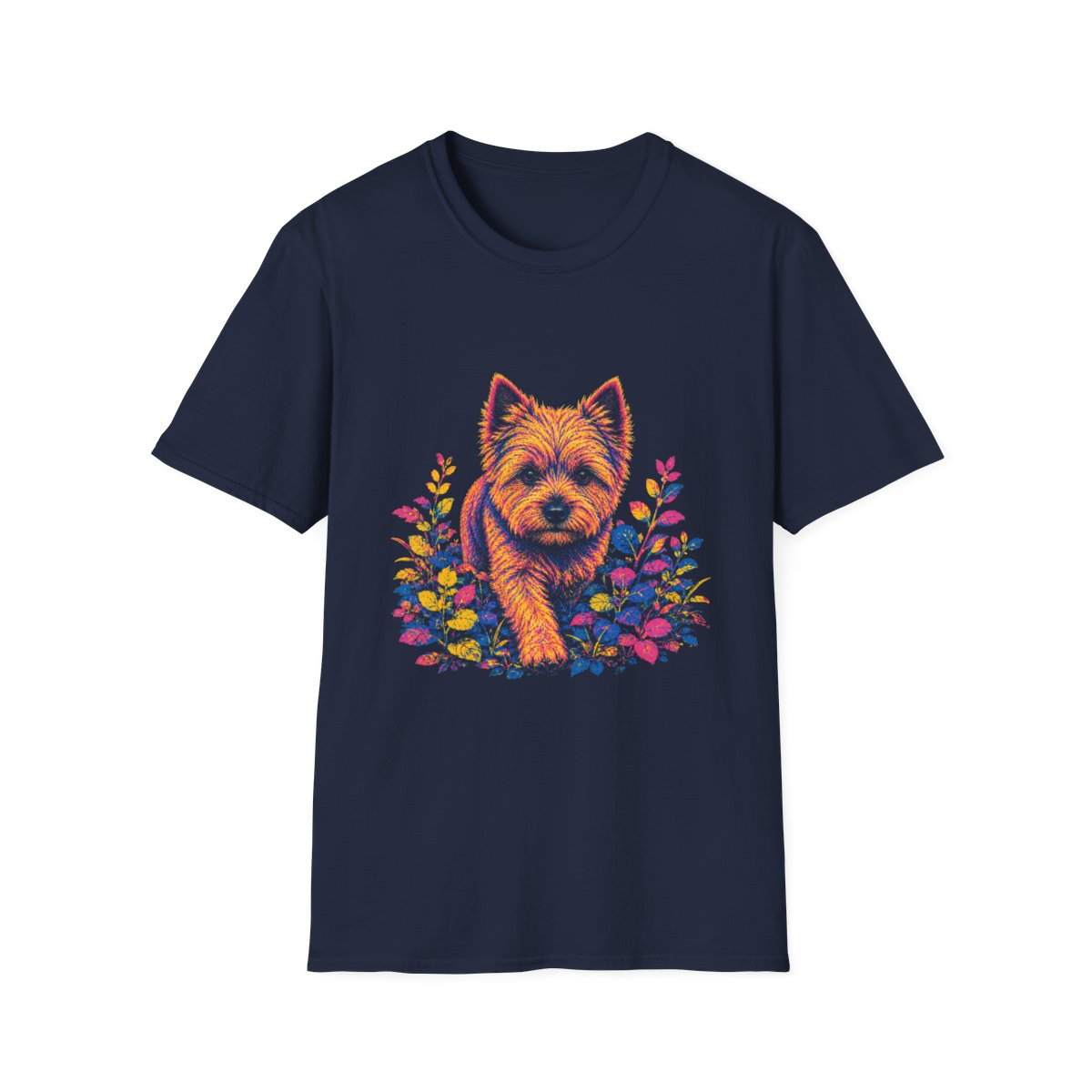 Cairn Terrier Bold Spirit Tee - Navy