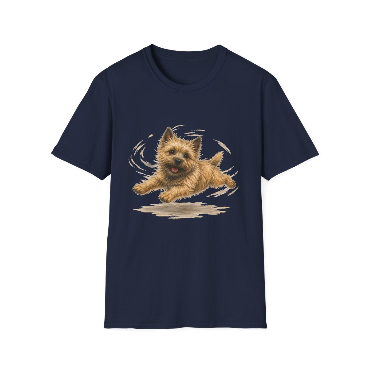 Cairn Terrier Certified Zoomies Champion Tee - Navy