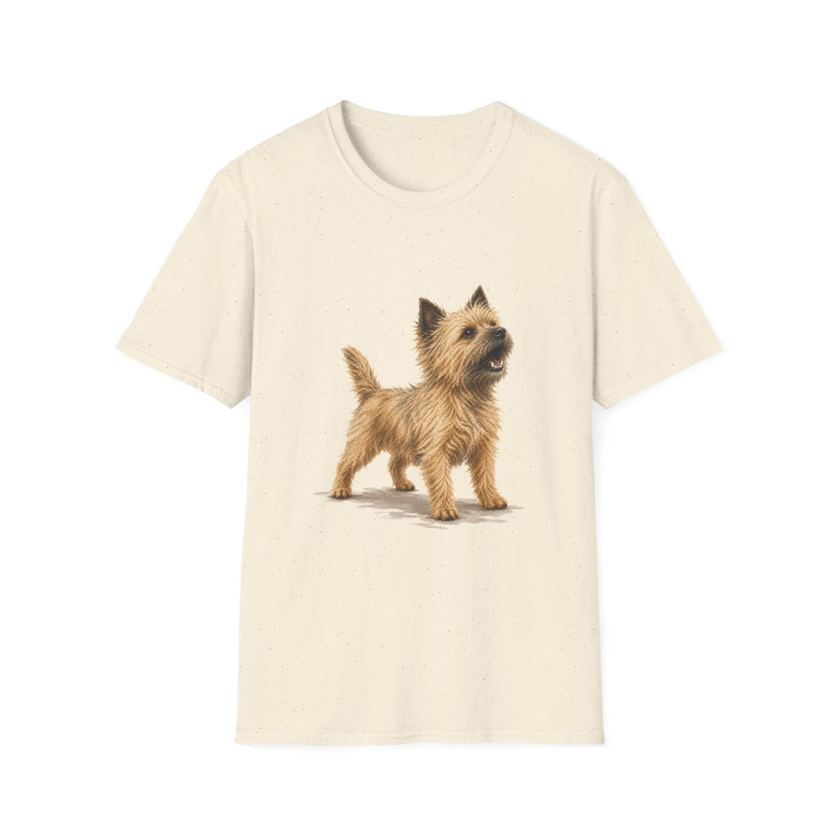 Cairn Terrier Head Of Security Tee - Natural