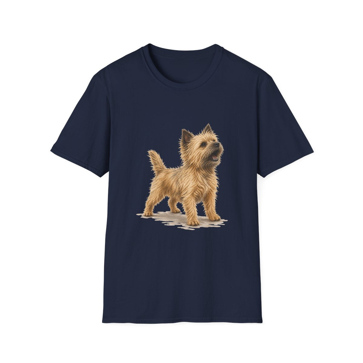 Cairn Terrier Head Of Security Tee - Navy