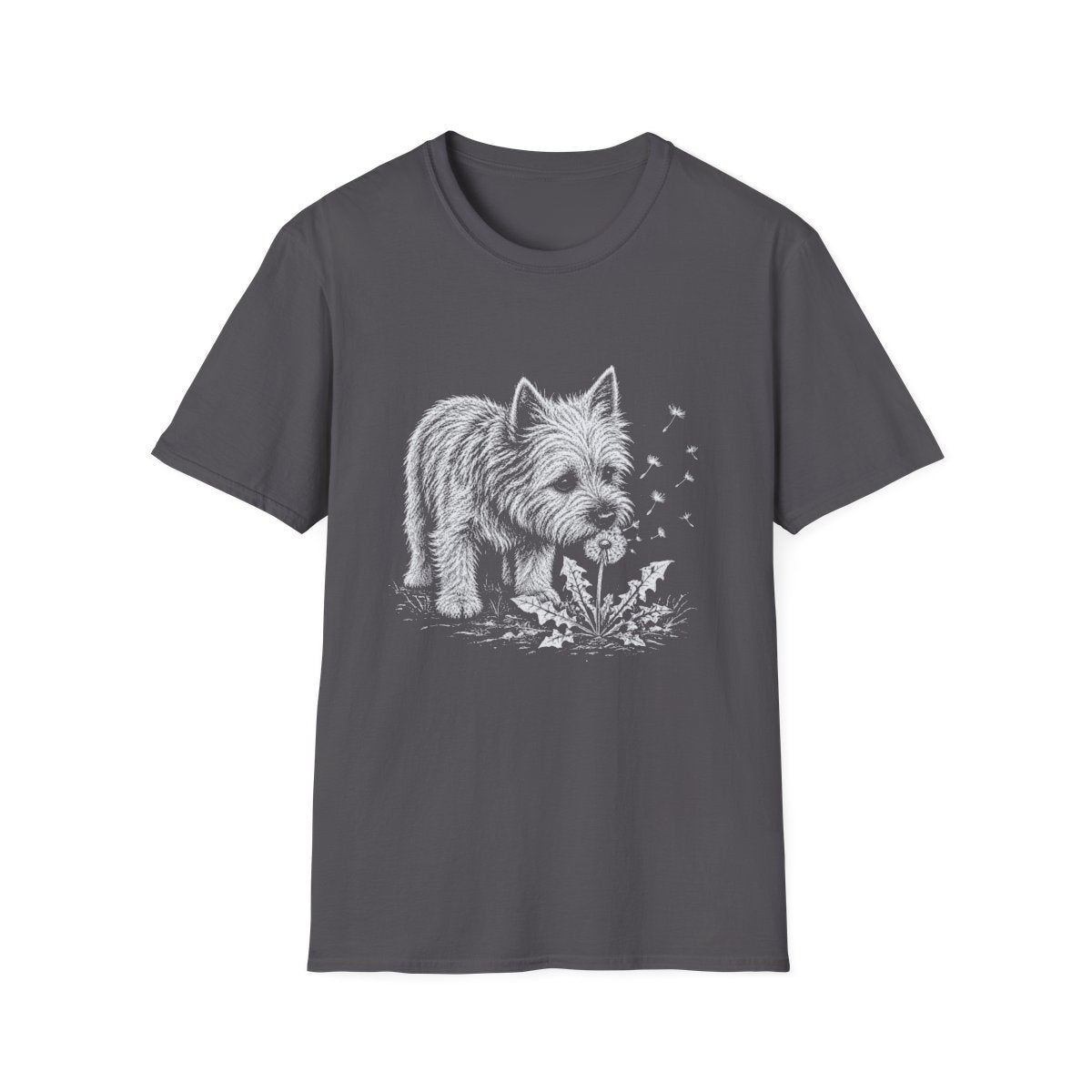 Cairn Terrier Make A Wish Tee - Charcoal