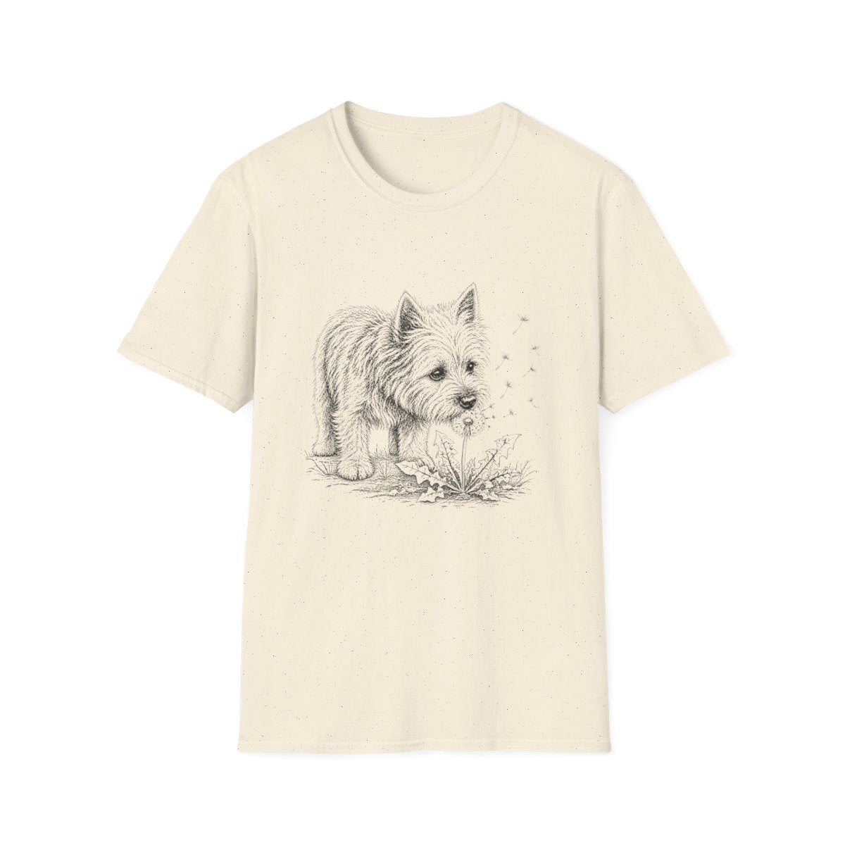 Cairn Terrier Make A Wish Tee - Natural