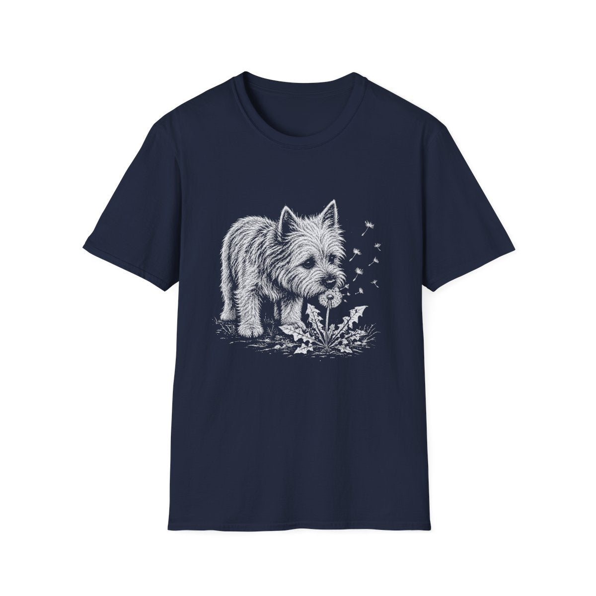 Cairn Terrier Make A Wish Tee - Navy