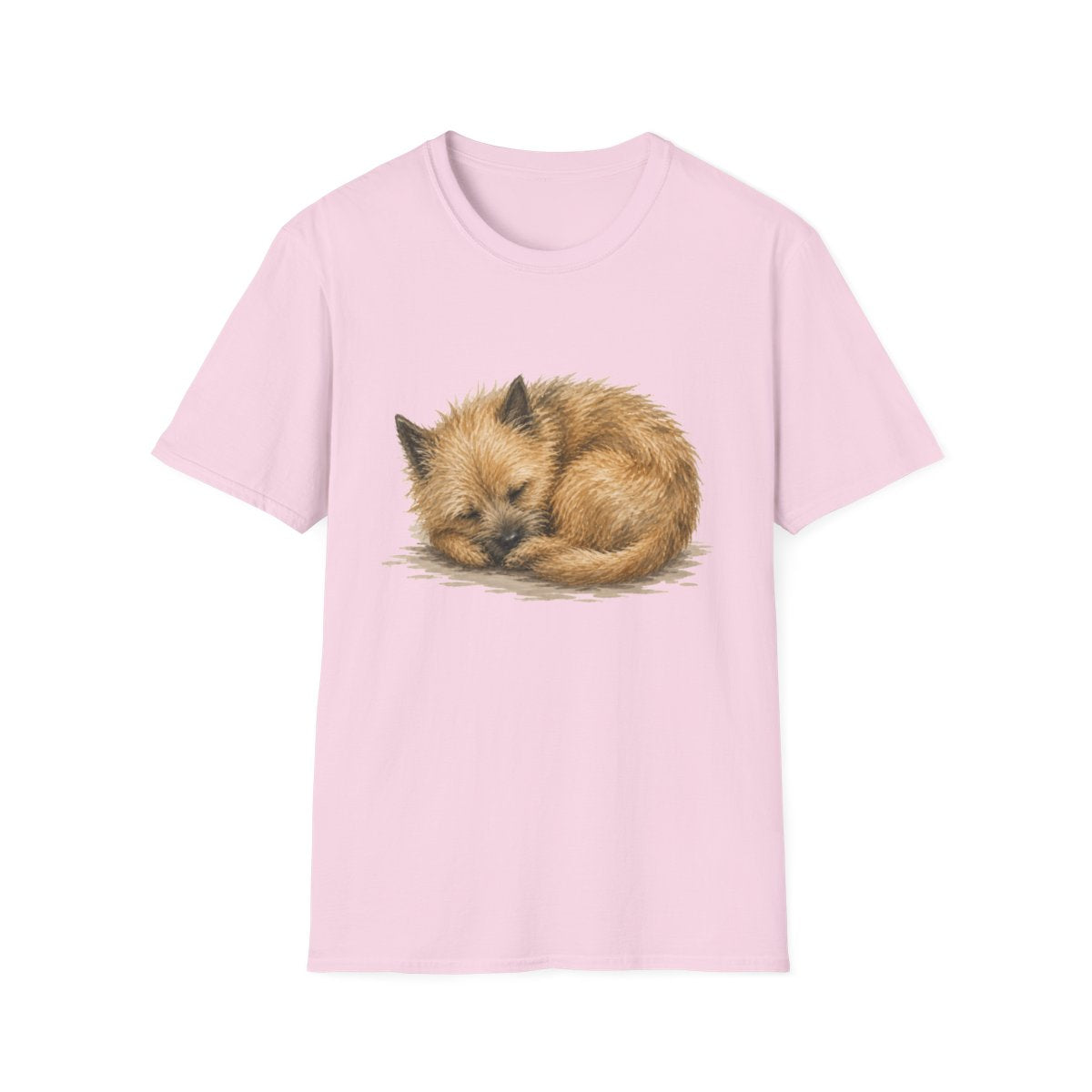 Cairn Terrier Rest At Last Tee - Light Pink